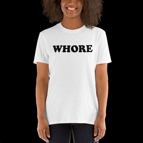 whore t shirt etsy