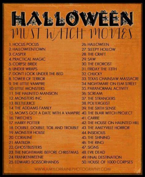 25 halloween movies to watch halloween halloween movie night