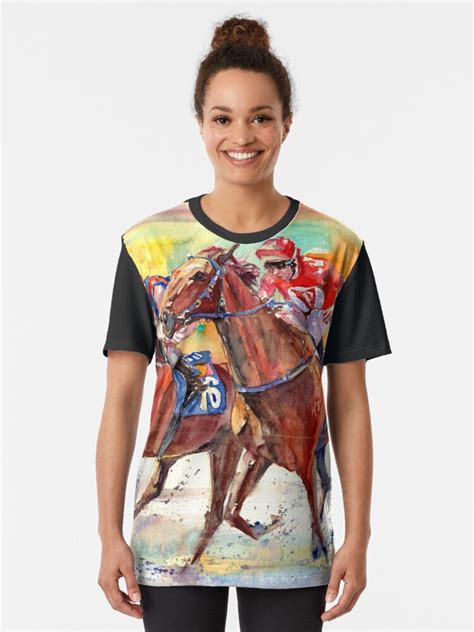 thoroughbred racing  shirt  suzannsines redbubble