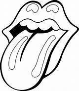 Rolling Stone Coloring Mouth Stones Logo Pages Tongue Tattoo Sheet Template Contour Printable Lengua Lips Outline Colouring Sheets Open Drawings sketch template