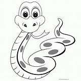 Ular Mewarnai Hewan Tk Mewarna Snakes Serpiente Kartun Binatang Kakak Burung Buaya Sketsa Reptiles Culebra Outline Serpientes Amigable Animasi Cobra sketch template