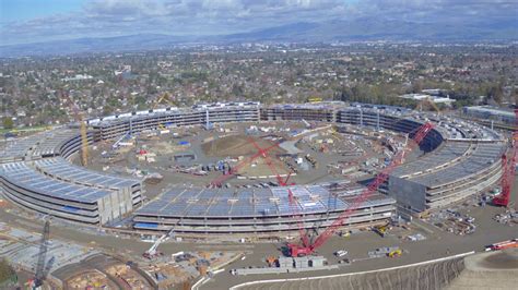 january  drone footage  apple campus   business insider