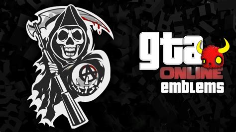 gta  sons  anarchy custom crew emblem grand theft auto  screetch youtube