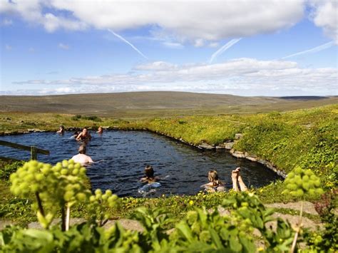 Laugarfell Natural Hot Pool Iceland Iceland Island