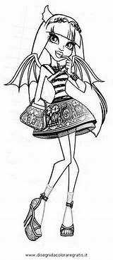 Monster High Coloring Pages Rochelle Cartoni Legs Characters sketch template