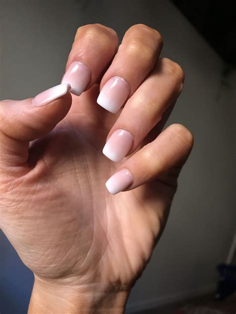 ombre french tip ombre french tips manicure ombre french