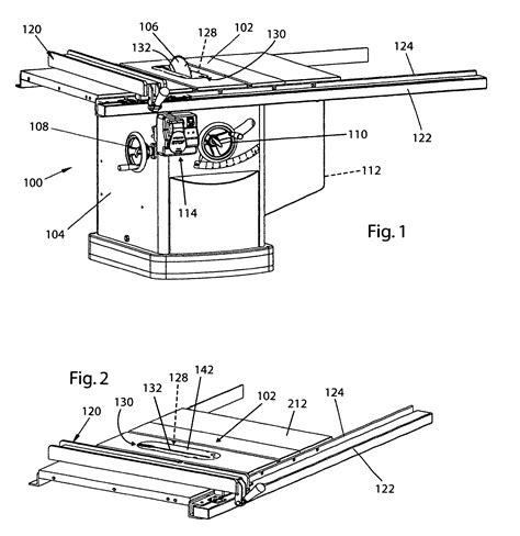 patent  table  throat plates  table saws including   google patents