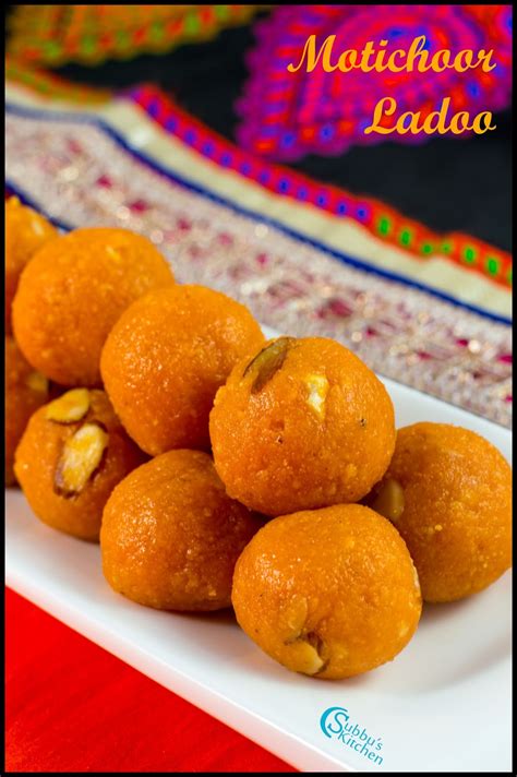 motichoor ladoo recipe subbus kitchen