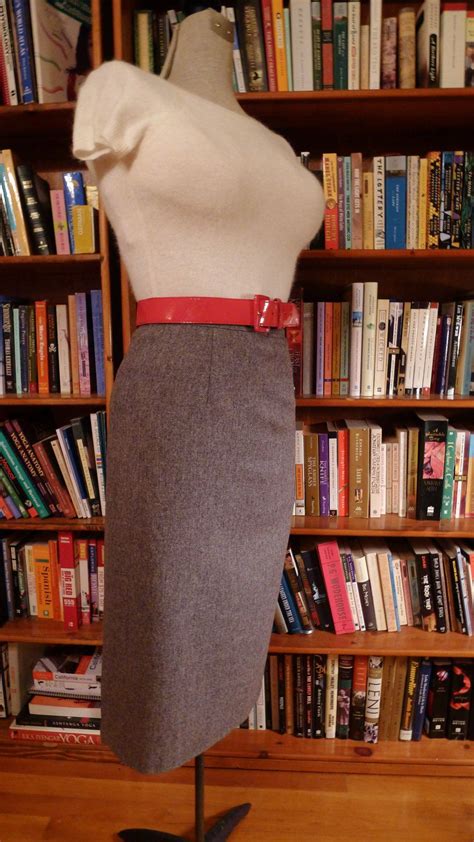 Tight Skirt Tight Sweater Soft Heather Gray 1950s Pencil Skirt With