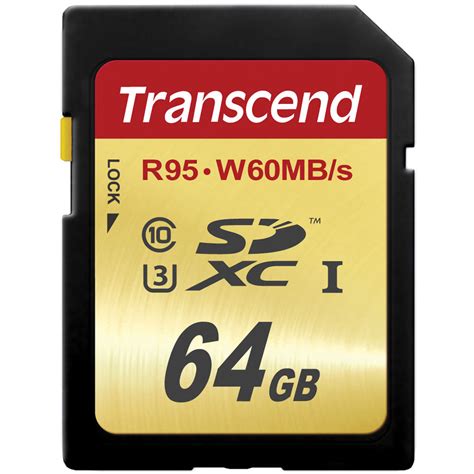 transcend gb uhs  sdxc memory card speed class  tsgsdu