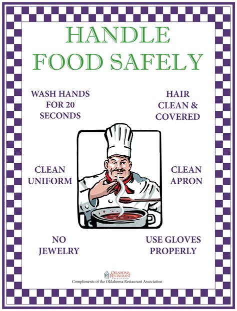 food safety rules poster correct training systems vrogueco