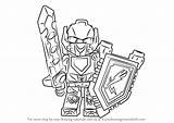 Nexo Knights Clay Draw Lego Step Drawing Next Drawingtutorials101 sketch template
