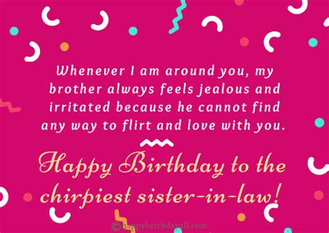 best heart touching birthday wishes for sister in law