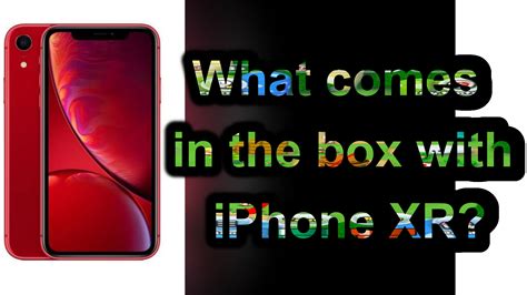 iphone xr     box