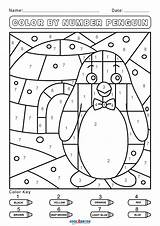 Cool2bkids Numbers Worksheets Penguin Focus 1st sketch template