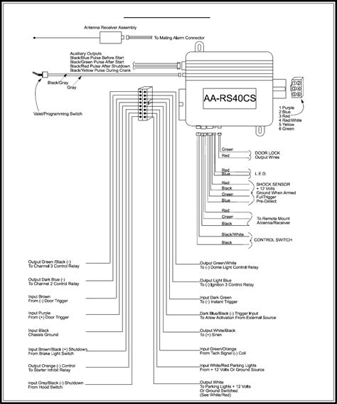 audiovox remote starter wiring diagram diy imagination