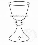 Chalice Communion sketch template