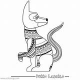 Alebrije Coloring Pages Mexican Wolf Xcolorings 800px 64k Resolution Info Type  Printable Size Jpeg sketch template