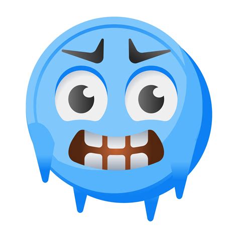 cold sick emoji  vector art  vecteezy
