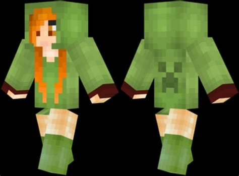 Minecraft Creeper Girl Skin Nice Minecraft Skins Body S Pinterest