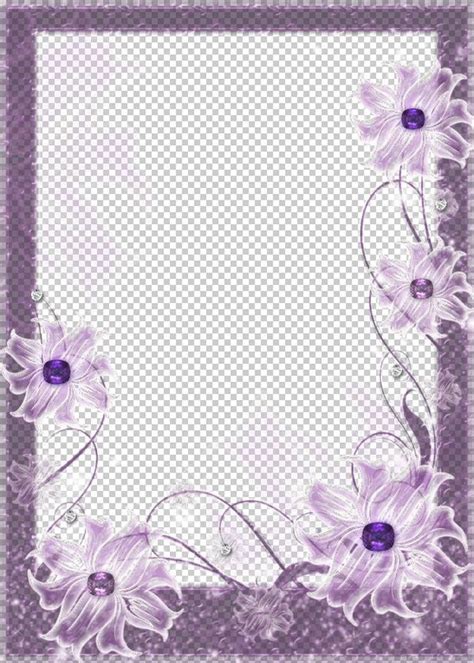 photo frame template violet psd png