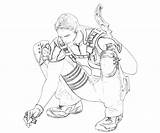 Resident Evil Coloring Pages Chris Redfield Printable Para Zombies Template Getcolorings Colorir sketch template