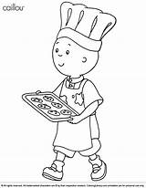 Caillou Coloring Pages sketch template