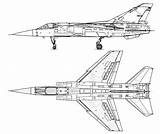 Mirage F1 Dassault Blueprint sketch template