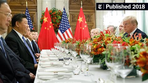 u s and china call truce in trade war the new york times