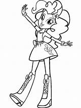 Equestria Coloring Pages Girls Pony Little Pie Pinkie Drawing Print Printable Colorpages Getdrawings sketch template