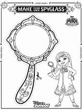 Mira Detective Royal Spyglass Fernglas Malvorlage Stimmen Stemmen sketch template