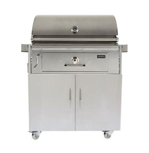 coyote  freestanding stainless steel charcoal grill