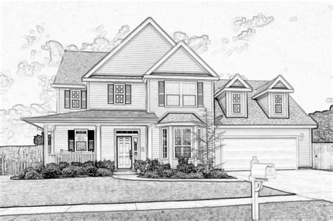 house sketch house design drawing house drawing architecture design