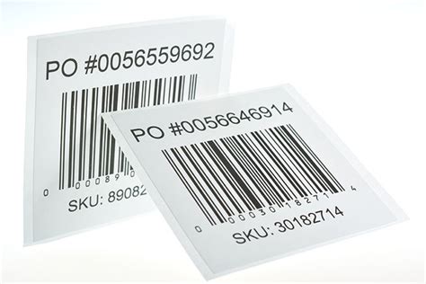 barcode label products sher packaging