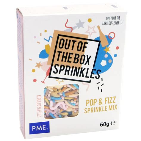 Pme Pop And Fizz Sprinkles Mix 60g Craft Company