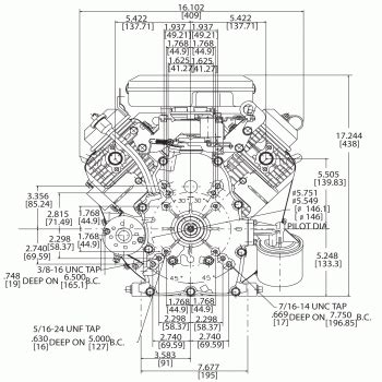 vanguard  gross hp  cc engine     lawn equipments ereplacement parts