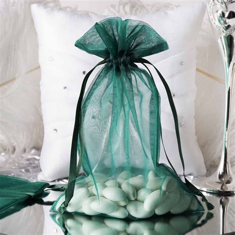 efavormart pcs organza gift bag drawstring pouch  wedding party