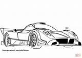 Pagani Coloring Zonda Pages Clipart Supercars Cars Printable Drawing Clipground Supercoloring Categories sketch template