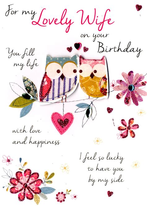 lovely wife birthday greeting card cards love kates