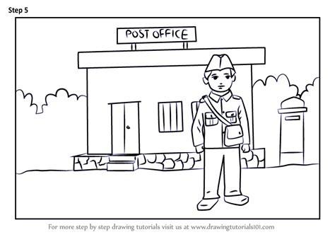 post office coloring pages
