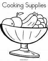 Coloring Cooking Noodle Twisty Supplies sketch template