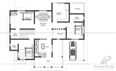 single story kerala house plan  sqm  home  zone