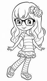 Coloring Pages Girls Kids Sheets Strawberry Shortcake Printable Old Cartoon Cute Books Years Print Year Colouring Book Top Characters Strawberryshortcake sketch template