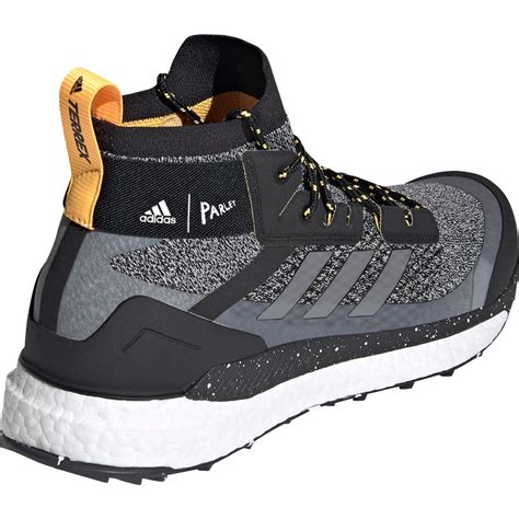 adidas terrex  hiker parley hiking shoes men core black crystal white solar gold  sport