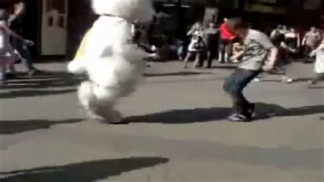 Dancing Bear In A Bear Suit Vs Man Dance Battle Remixed Youtube