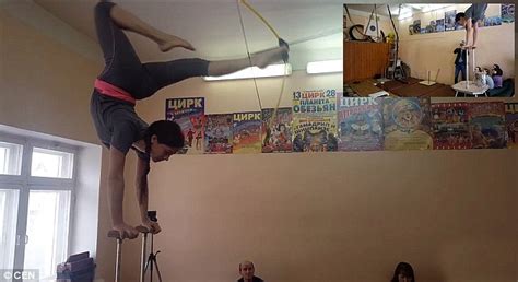 russian teenager trains herself to fire bow and arrow with her feet daily mail online