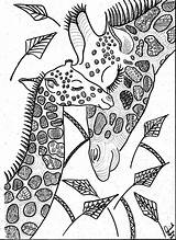 Giraffes Sanalia sketch template