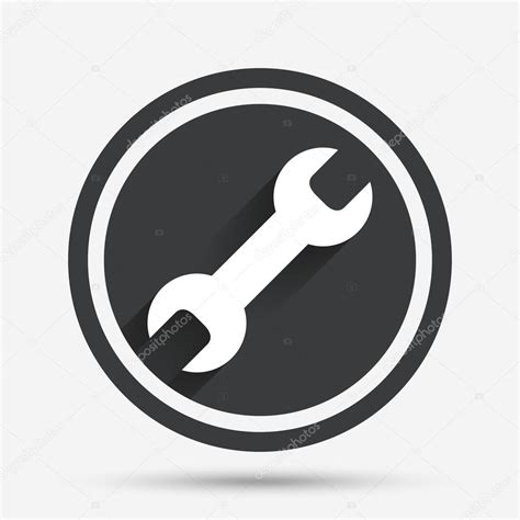 repair tool sign icon service symbol stock vector  cblankstock