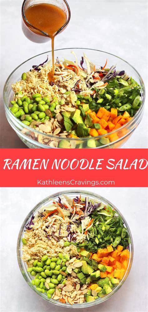 Crunchy Ramen Noodle Salad Is Slightly Sweet Tangy Loaded With