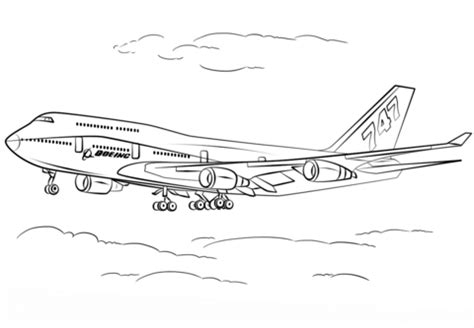 boeing   coloring page  printable coloring pages
